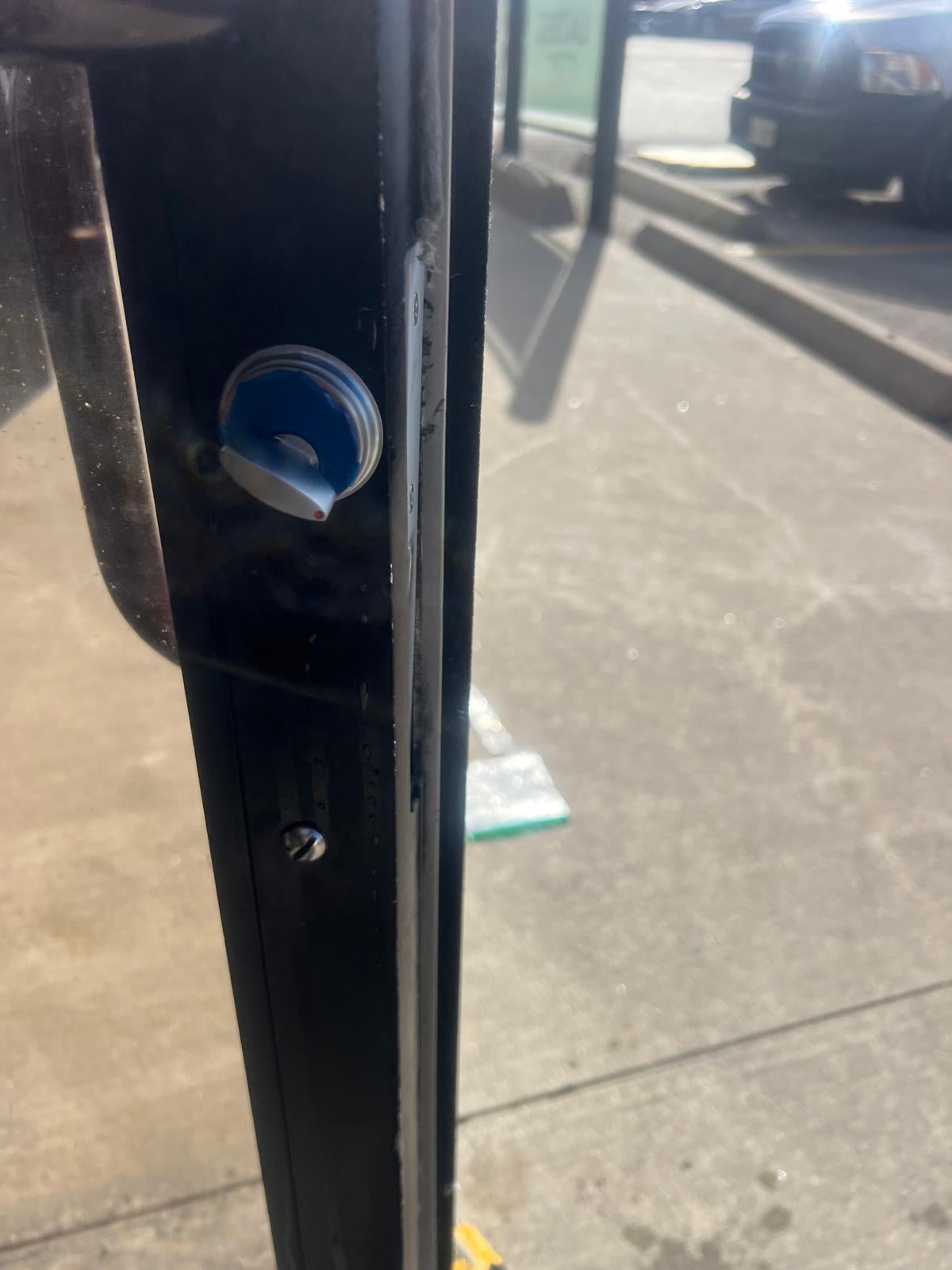 New residential door after replacement by Fix N Clean